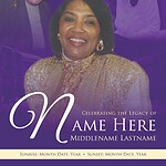 Celebrating the legacy of a loved one with a memorial tribute image.