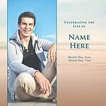 Celebrating the life of a loved one with obituary announcement.