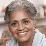 Portrait of Beverly Dearly, smiling woman, obituary tribute image.
