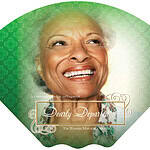 Emotional portrait of an elderly woman with a heartfelt smile for obituary.