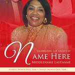Memorial tribute image for Ame Here with family and friends.
